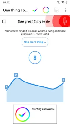 OneThing To do android App screenshot 1